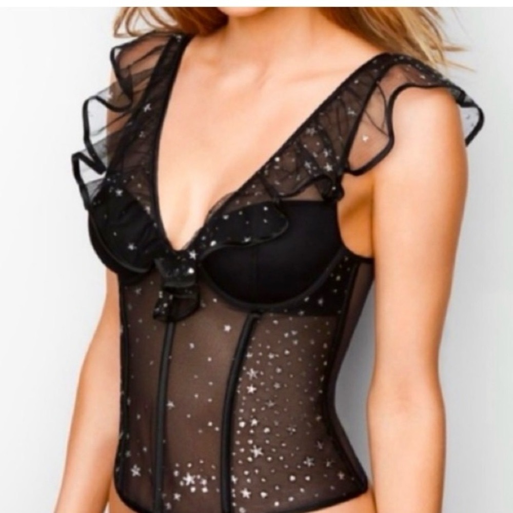 Victoria Secret Stars Corset Top